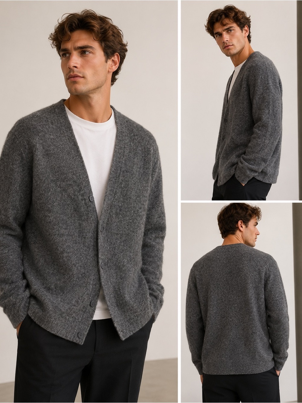 Lululemon Gray Oversized Cardigan Sweater Soft Cozy Button Front Minimalist NWOT